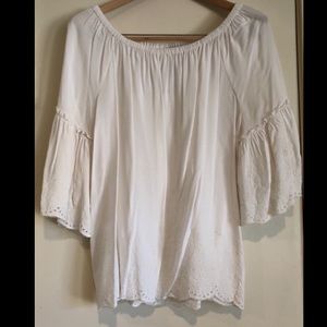 LOFT Embroidered blouse